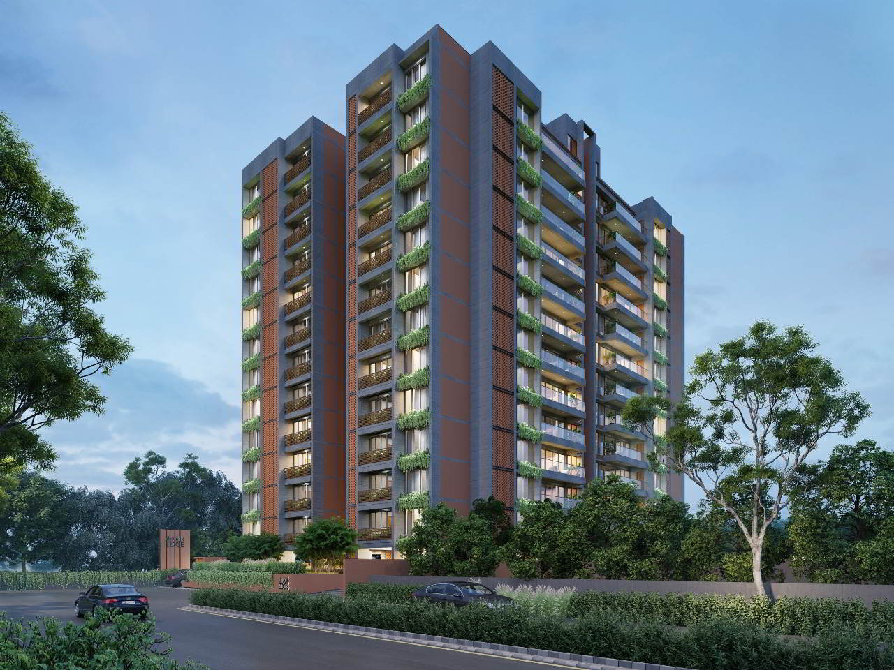 4 BHK + WFH Apartment For Sale In Shivalik Edge, Ambli, Ahmedabad.